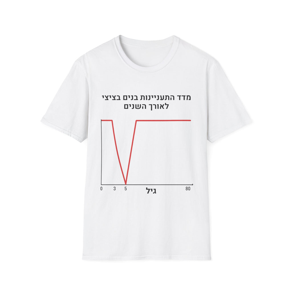 Hebrew Fertility Chart T-Shirt | Men's Women’s Medical Graph Tee